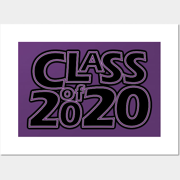 Grad Class of 2020 Wall Art by gkillerb